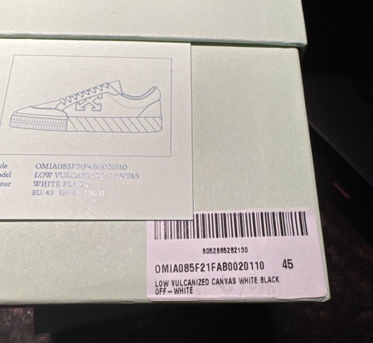 Off-white Vulcanized Low