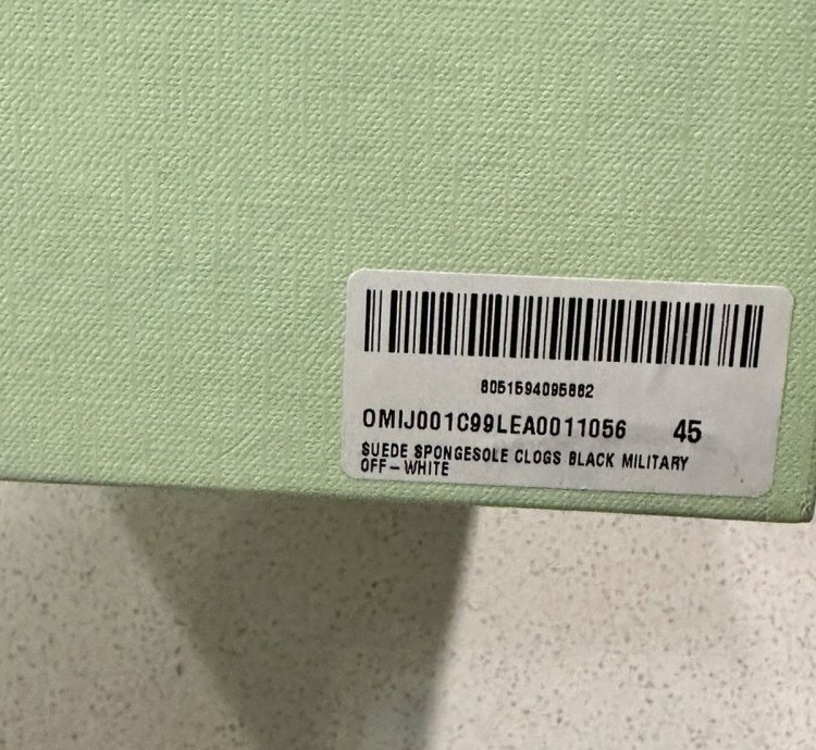 Offwhite Clogs
