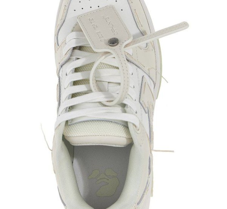 Out Of Office Ooo Sneakers Leather Sartorial Stitching White