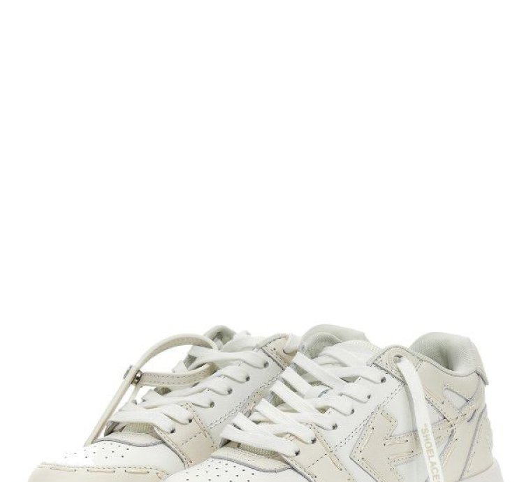 Out Of Office Ooo Sneakers Leather Sartorial Stitching White