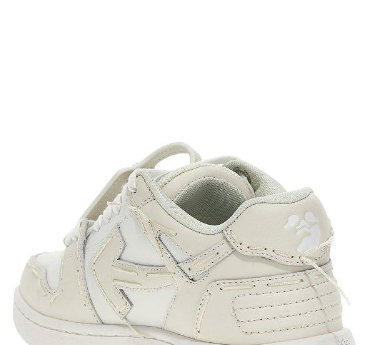 Out Of Office Ooo Sneakers Leather Sartorial Stitching White