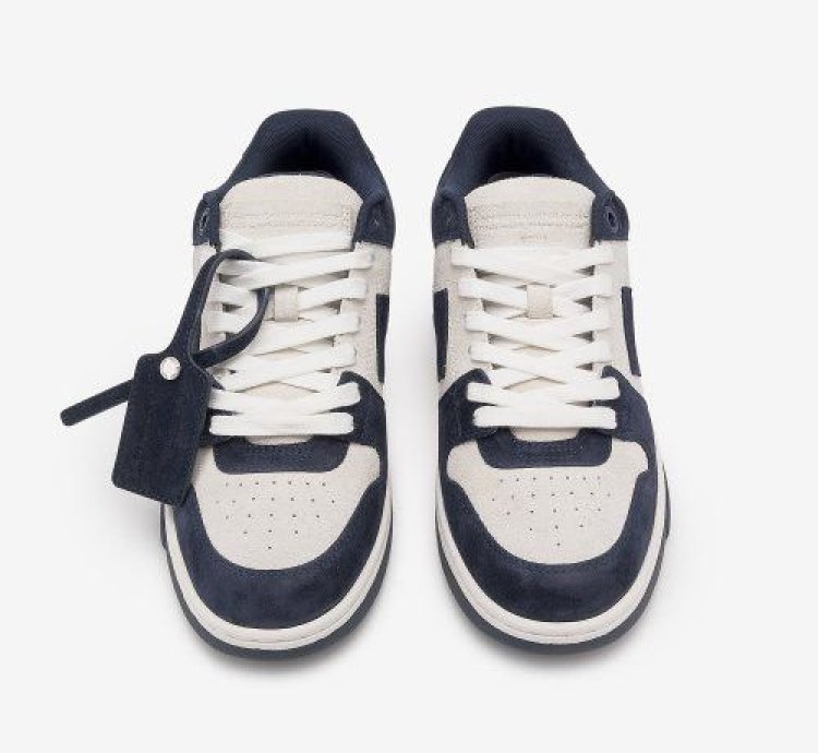Out Of Office Ooo Sneakers Suede Navy Blue White