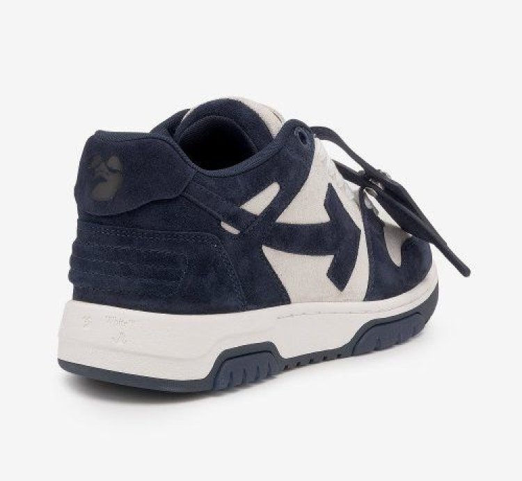 Out Of Office Ooo Sneakers Suede Navy Blue White