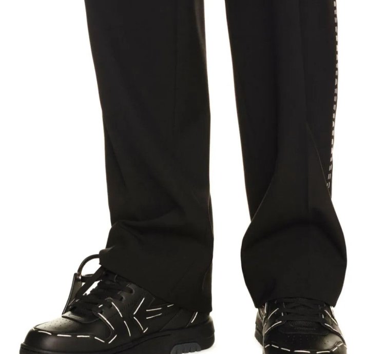 Out Of Office Sneakers Leather Sartorial Stitching In Black