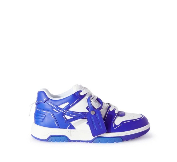 Out Of Office Sneakers Leather Sartorial Stitching In Blue
