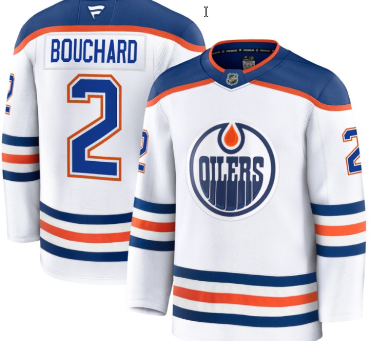 Mens Evan Bouchard Jersey 2 Edmonton Oilers 2025 Premium Away All Stitched