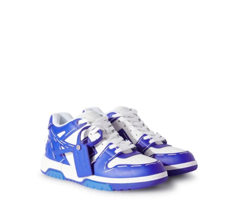 Out Of Office Sneakers Leather Sartorial Stitching In Blue