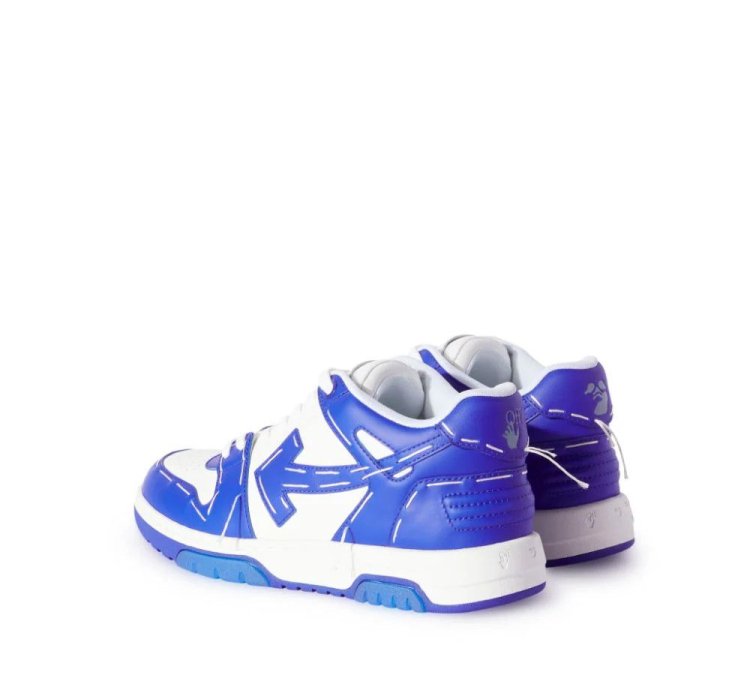 Out Of Office Sneakers Leather Sartorial Stitching In Blue