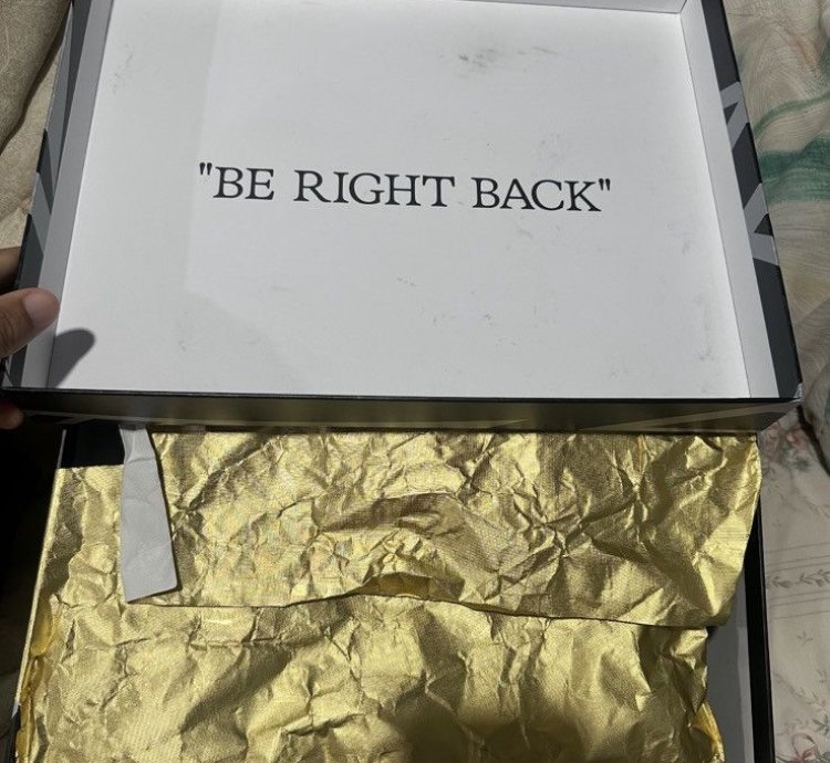 Ow Be Right Back Sneakers