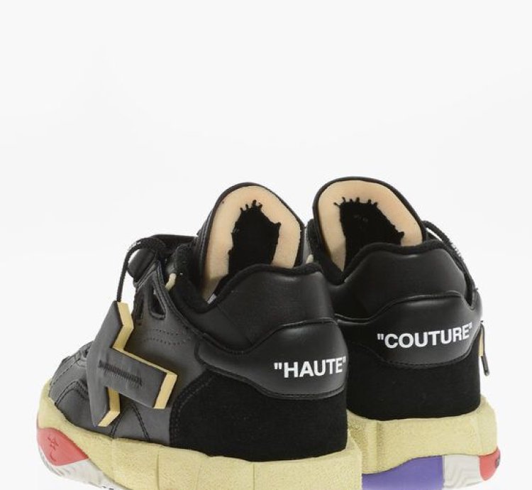Panelled Puzzle Couture Low-top Sneakers
