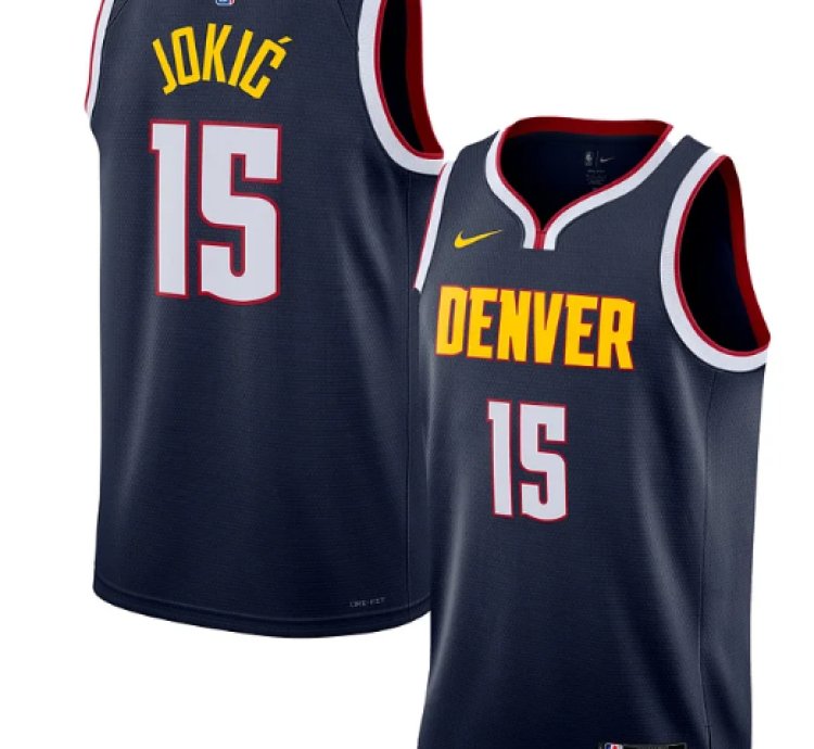 Nikola Jokic Denver Nuggets Nike Unisex Swingman Jersey - Association Edition - Navy