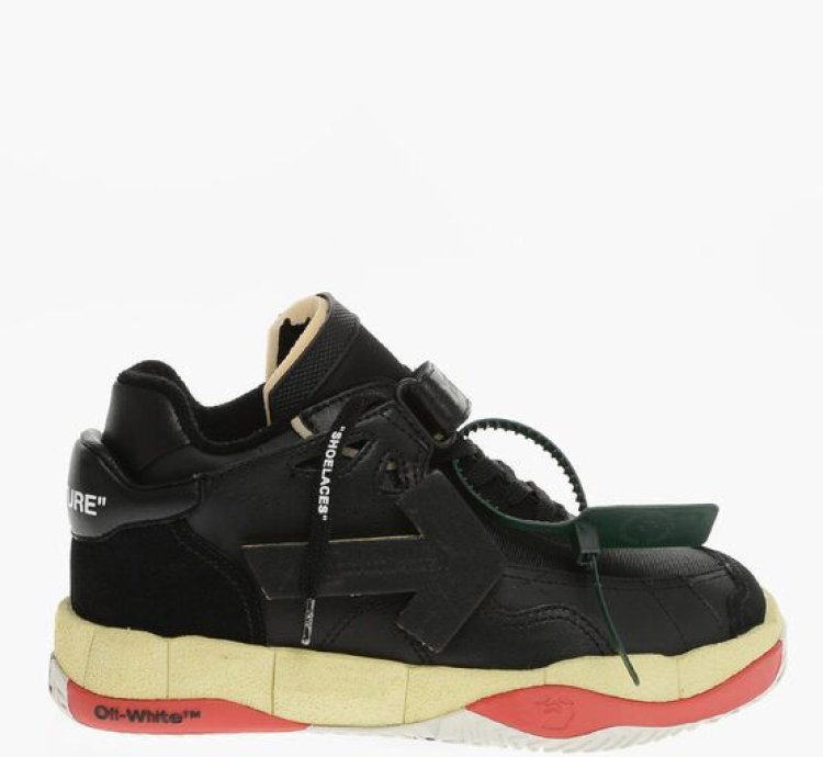 Panelled Puzzle Couture Low-top Sneakers