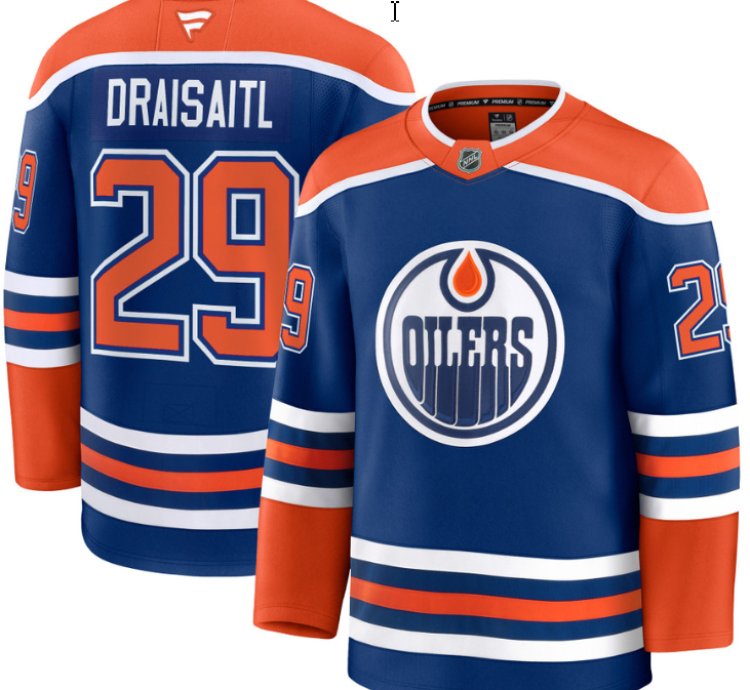 Mens Leon Draisaitl Jersey 29 Edmonton Oilers 2025 Premium Home All Stitched