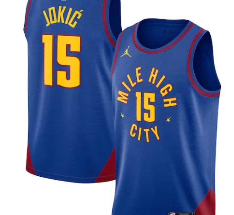 Nikola Jokic Denver Nuggets Jordan Brand Unisex Swingman Jersey - Statement Edition - Blue