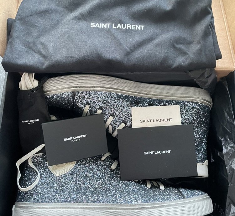 Rare Brand New Runway Bedford Glitter Sparkling Sneakers