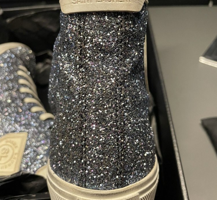 Rare Brand New Runway Bedford Glitter Sparkling Sneakers