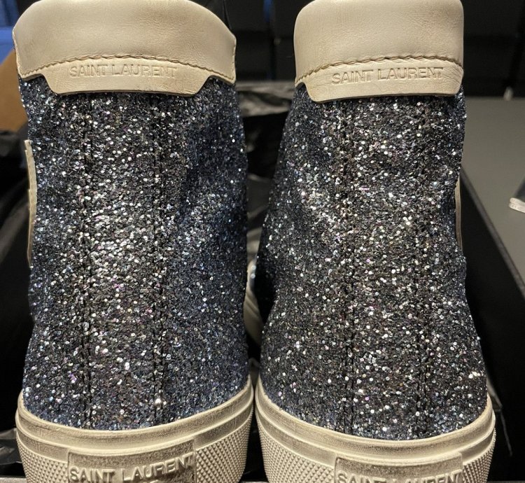 Rare Brand New Runway Bedford Glitter Sparkling Sneakers