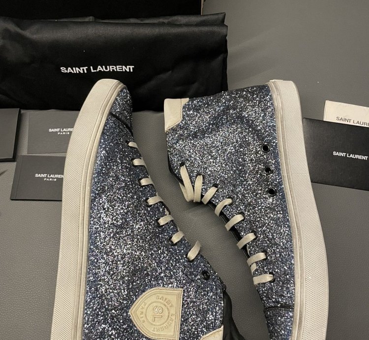 Rare Brand New Runway Bedford Glitter Sparkling Sneakers