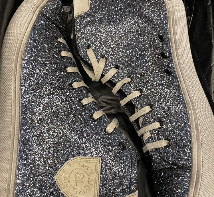 Rare Brand New Runway Bedford Glitter Sparkling Sneakers