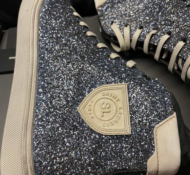 Rare Brand New Runway Bedford Glitter Sparkling Sneakers