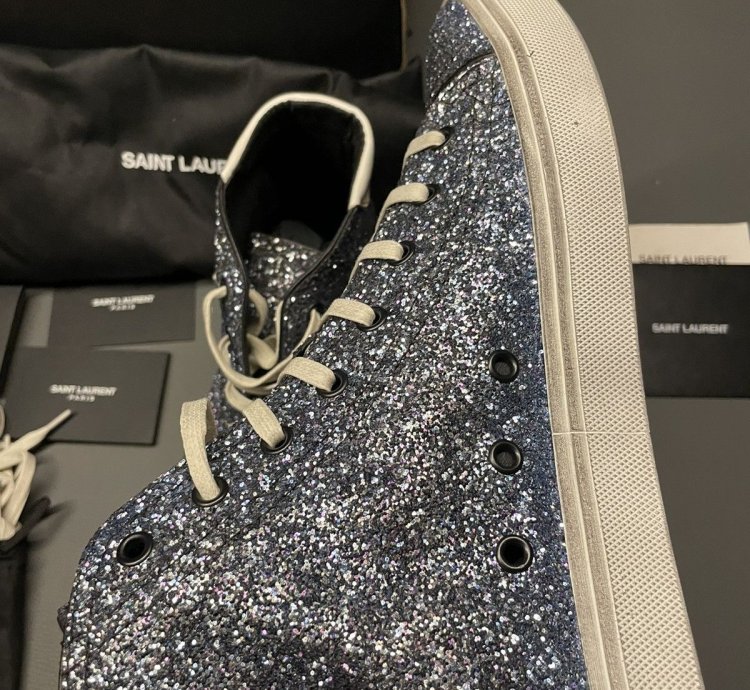 Rare Brand New Runway Bedford Glitter Sparkling Sneakers