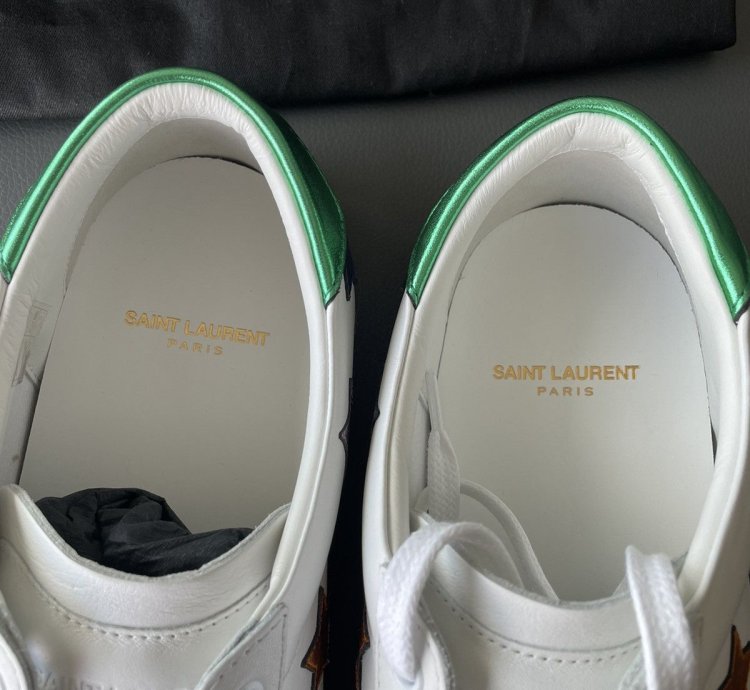 Rare Super Runway Brand New Star Sl06 Leather Sneakers