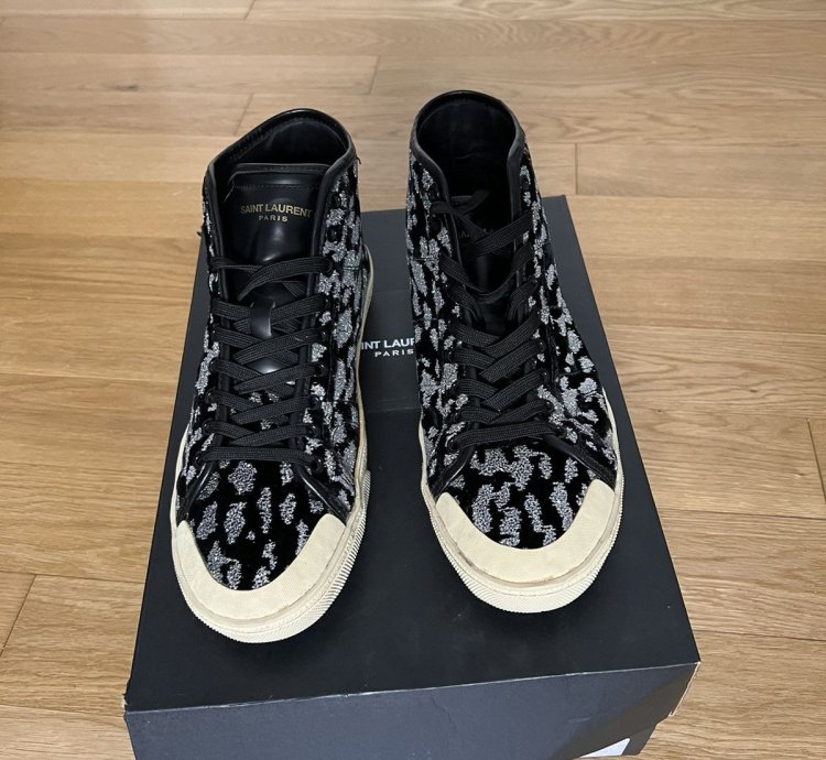 Rare Surf Sound Cat Glitter Velvet Hi Top Hedi 870