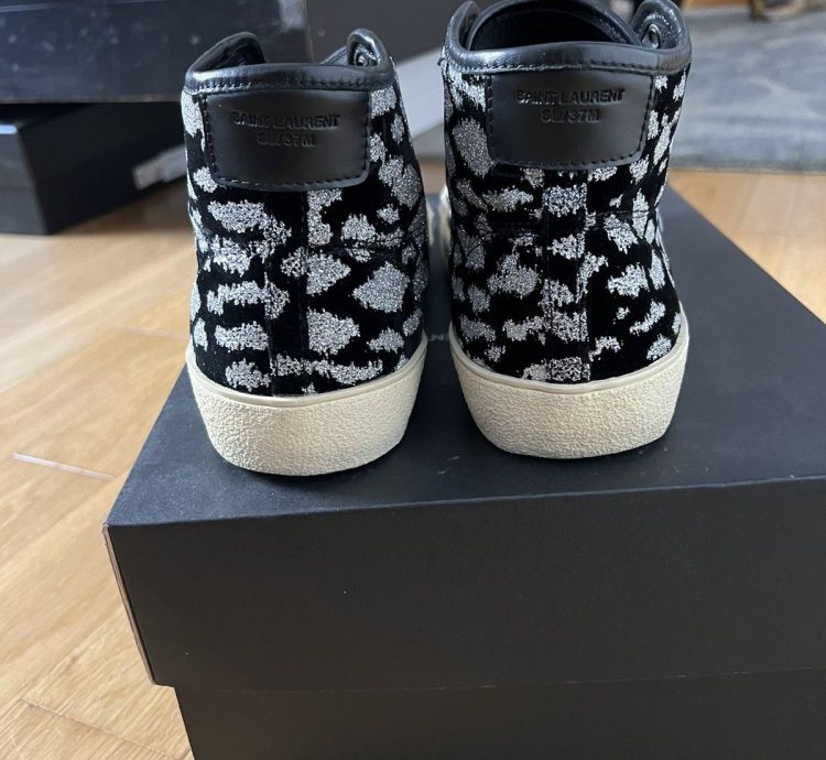 Rare Surf Sound Cat Glitter Velvet Hi Top Hedi 870