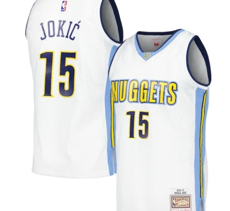 Nikola Jokic Denver Nuggets 201617 Throwback Swingman Jersey - White