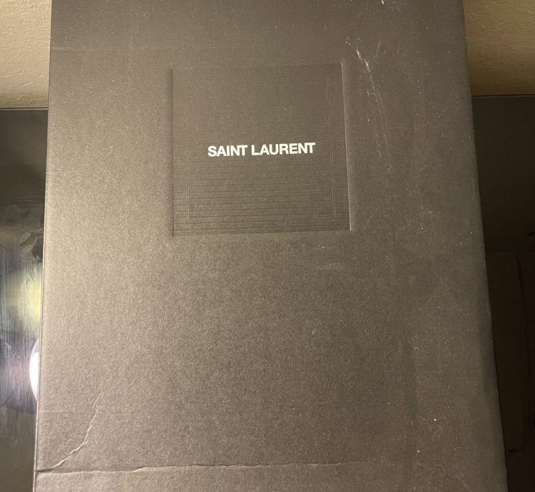 Saint Laurent - Sl24 Silver Worn-look Sneakers