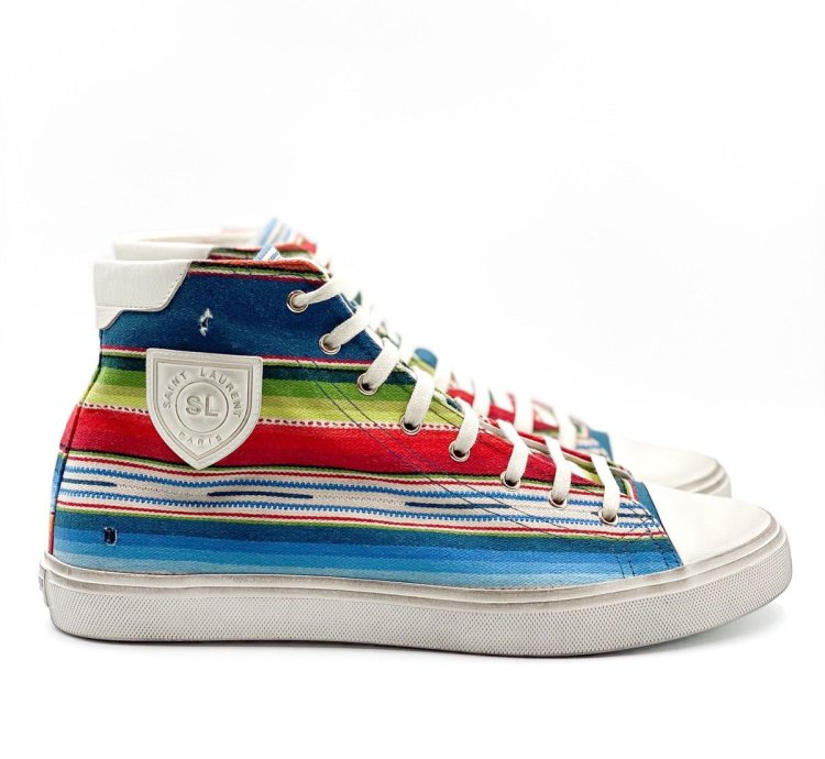 Saint Laurent Bedford Mexican Jacquard Sneaker