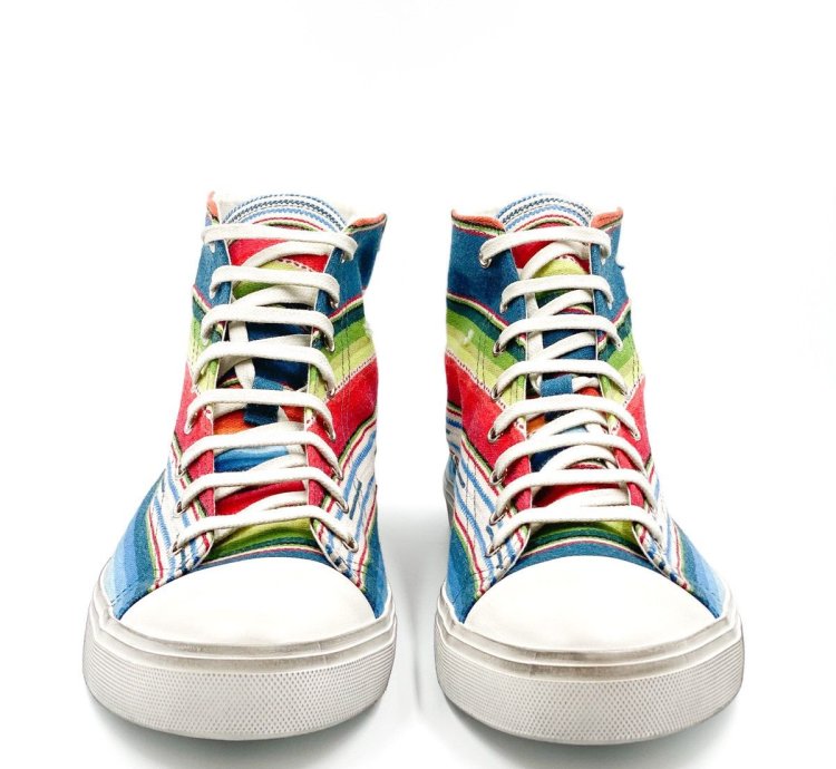 Saint Laurent Bedford Mexican Jacquard Sneaker