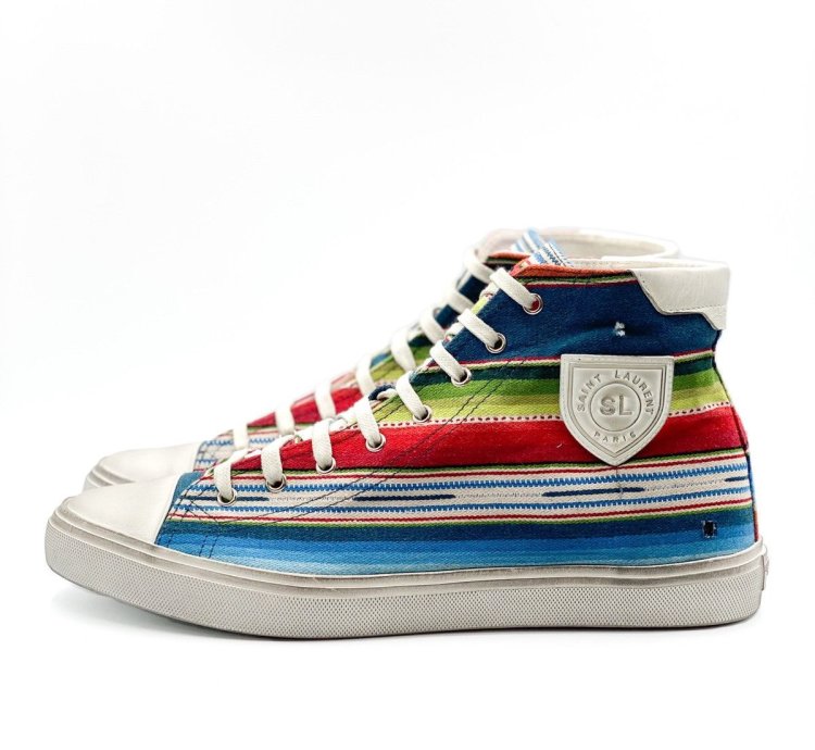 Saint Laurent Bedford Mexican Jacquard Sneaker