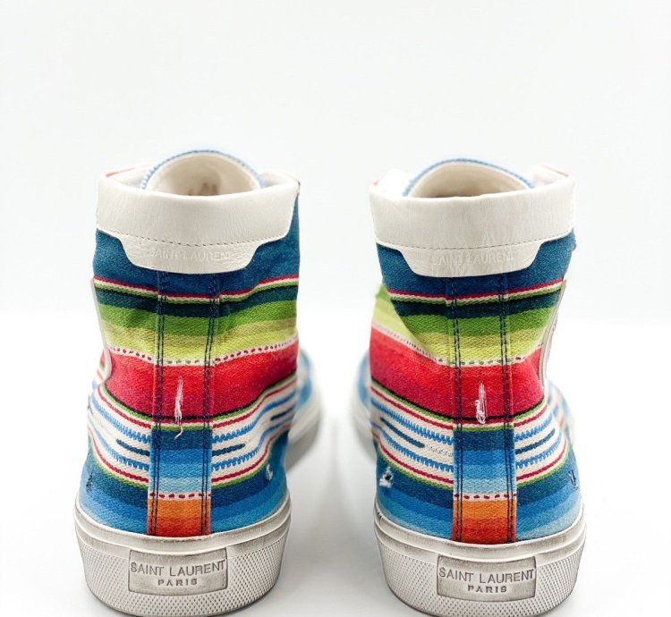 Saint Laurent Bedford Mexican Jacquard Sneaker