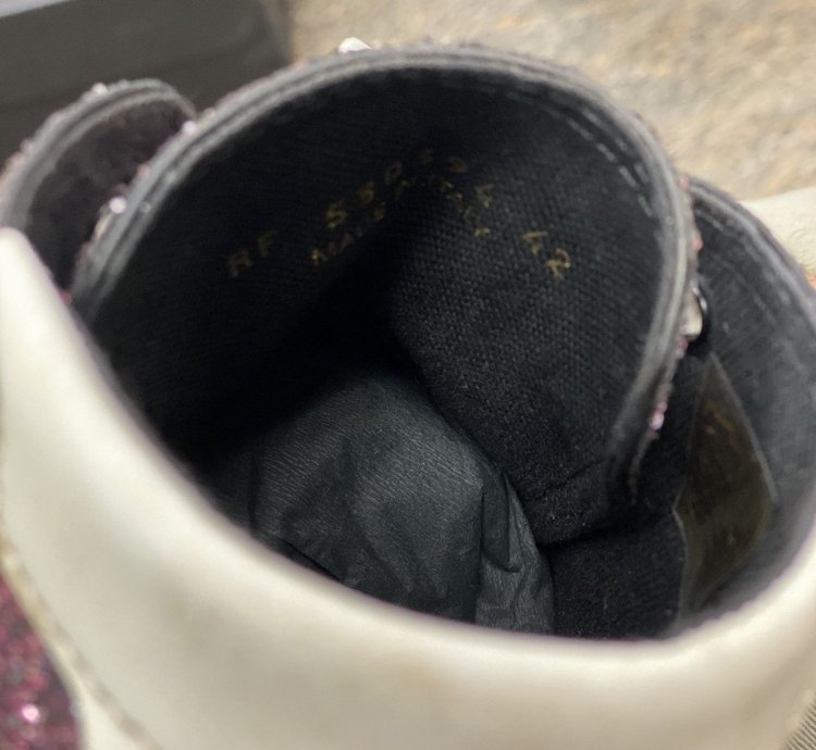 Saint Laurent Bedford Pink Glitter Sneaker