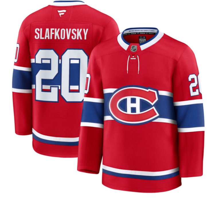 Juraj Slafkovsky Jersey 20 Montreal Canadiens Timeless Premium Stitched 2025 Home