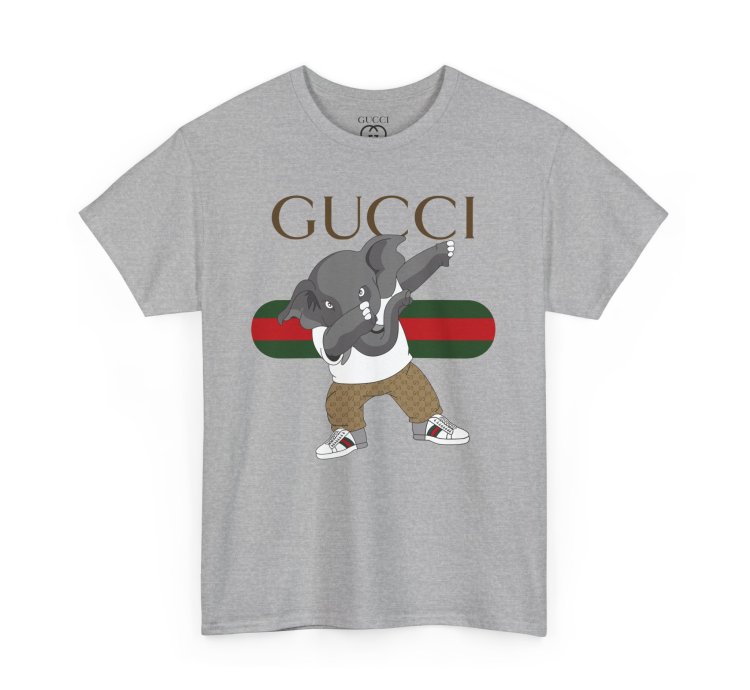 Gucci Elephant Grey T-shirt - Size Usa