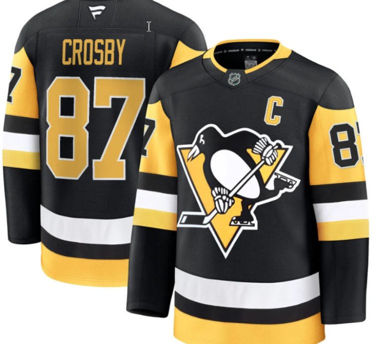Mens Sidney Crosby Jersey 87 Pittsburgh Penguins 2025 Premium All Stitched