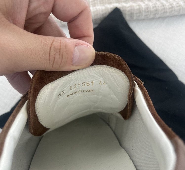 Saint Laurent Brown Suede Sneaker