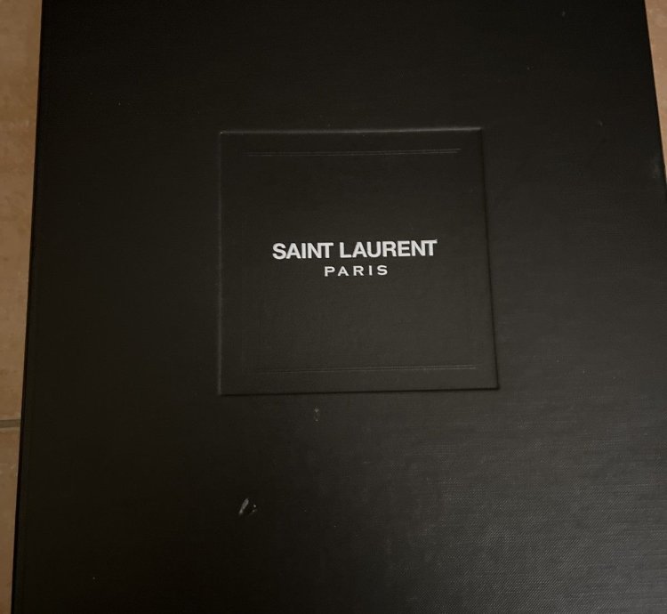 Saint Laurent Calfskin Mens Court Classic High Top Sneakers
