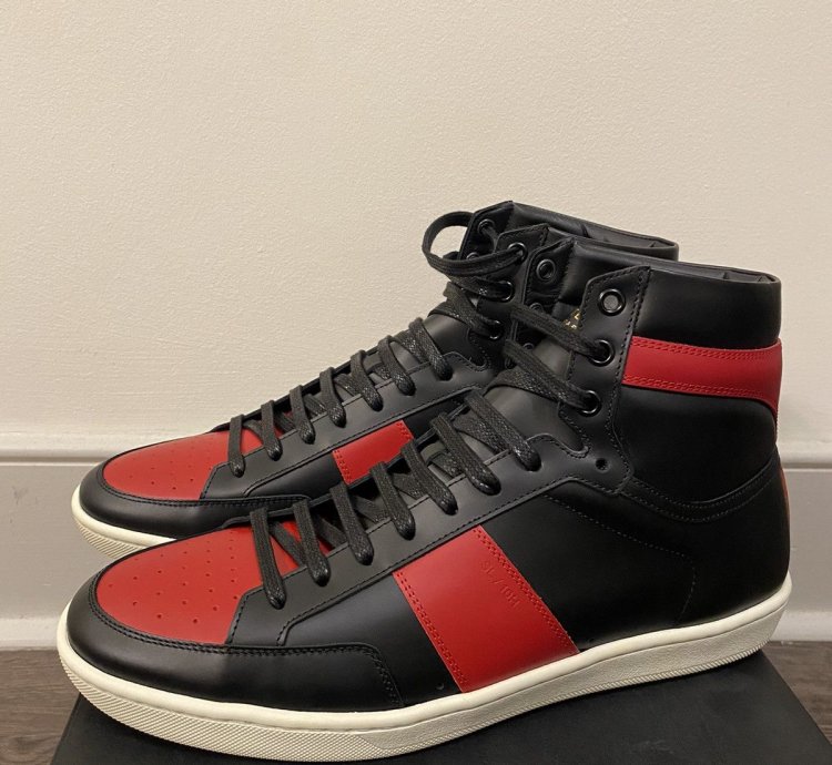 Saint Laurent Court Classic Bred Sl 10h Sneakers
