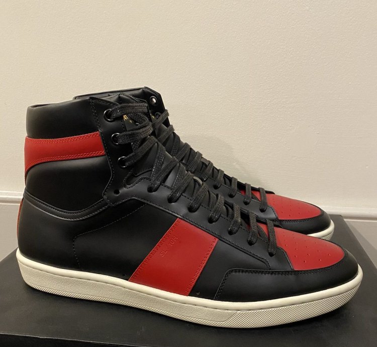 Saint Laurent Court Classic Bred Sl 10h Sneakers