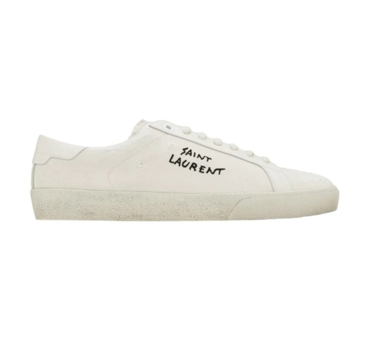 Saint Laurent Court Classic Sl 06 Embroidered Sneakers