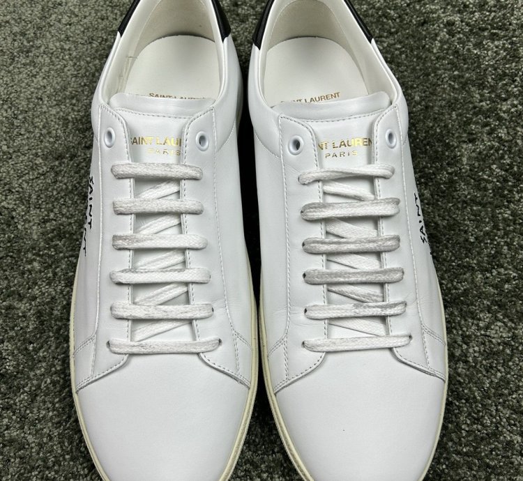 Saint Laurent Court Classic Sl 06 Embroidered Sneakers