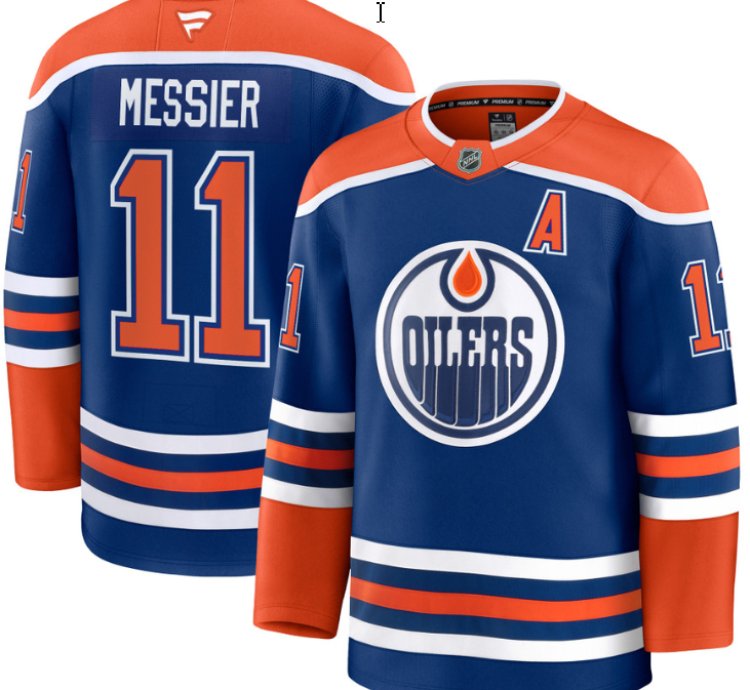 Mens Mark Messier Jersey 11 Edmonton Oilers 2025 Premium Home All Stitched