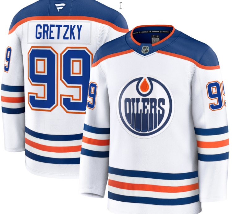 Mens Wayne Gretzky Jersey 99 Edmonton Oilers 2025 Premium Away All Stitched
