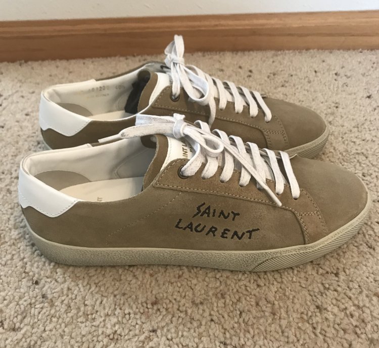 Saint Laurent Court Classic Suede Sl 06 Sneakers