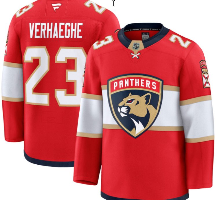 Mens Carter Verhaeghe Jersey 23 Florida Panthers 2025 Premium All Stitched