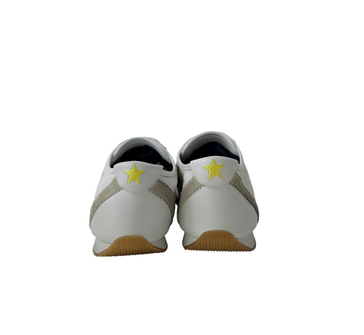 Saint Laurent Jay Low Top White Leather Sneakers