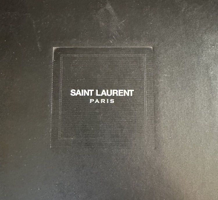 Saint Laurent Lather Studded Vans Brand New Size 10